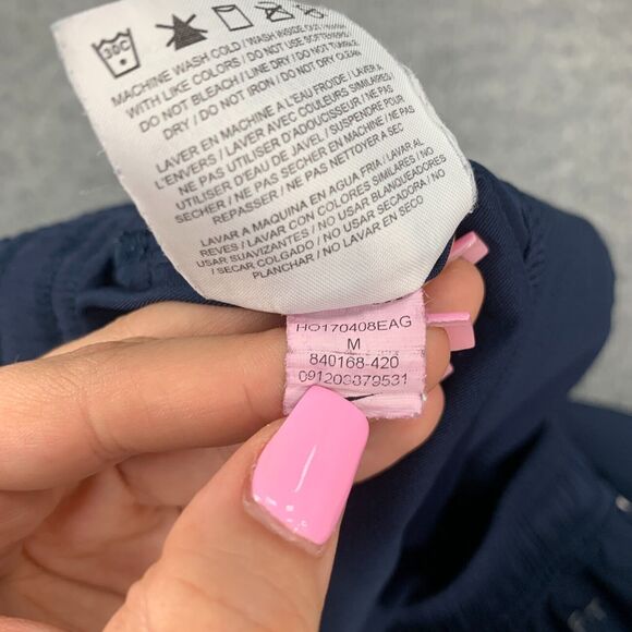 Nike Tennis Short Mens M Medium Navy Court Dry Dri Fit Drawstring Elastic Waist - Picture 11 of 13